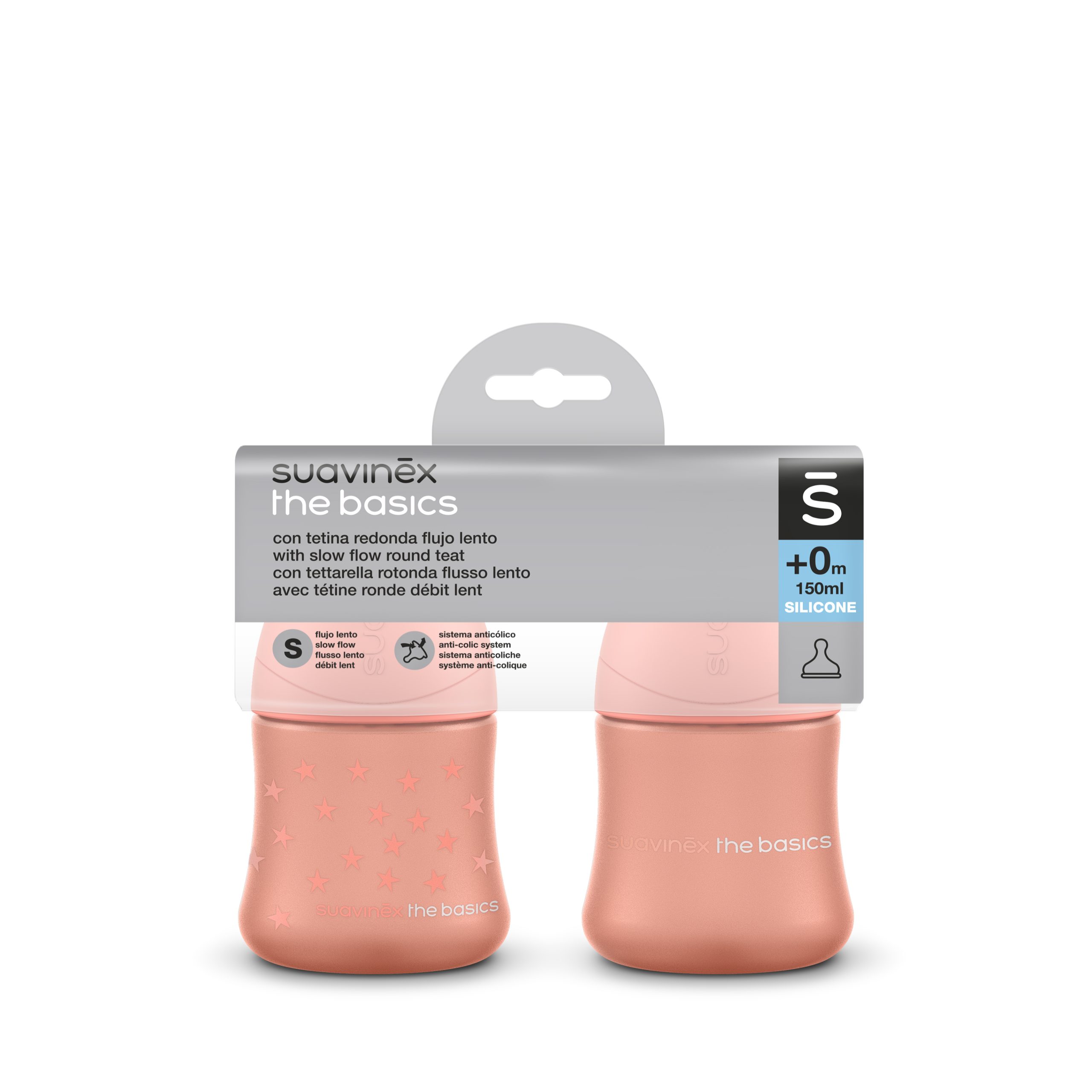 Set-2-biberones-The-Basics-150-ml-5-onzas-Suavinex-packaging-1